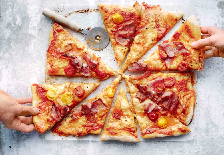 Aujourd’hui, la pizza alla casalinga de Betty Bossi s’appellerait sans doute plutôt <b>pizza prosciutto.</b>