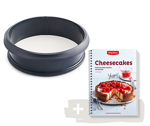Cheesecakes, livre + moule à charnière, Ø 23cm - combo